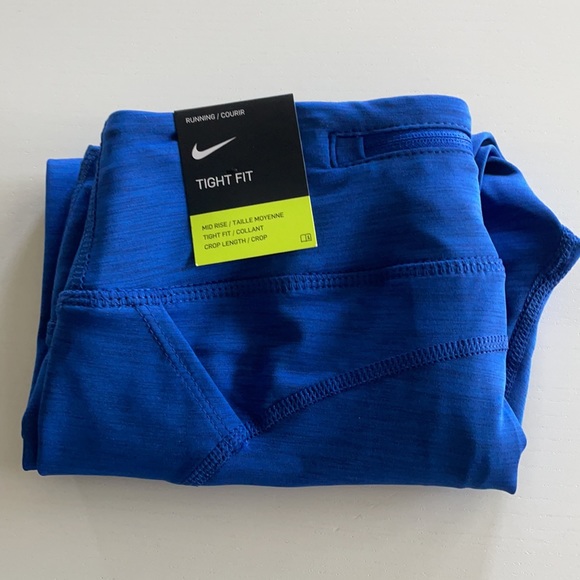 ❗️NIKE RUNNING DRI FIT MID RISE MESH CROP LEGGINGS - Picture 11 of 15